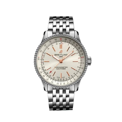 Breitling A17395F41G1A1 : Navitimer 1 35 Automatic Stainless Steel / Silver / Bracelet