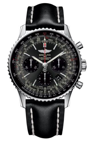 Breitling AB012124/F569/436X/A20D.1 : Navitimer 01 Stainless Steel / Stratus Gray / Calf / Folding