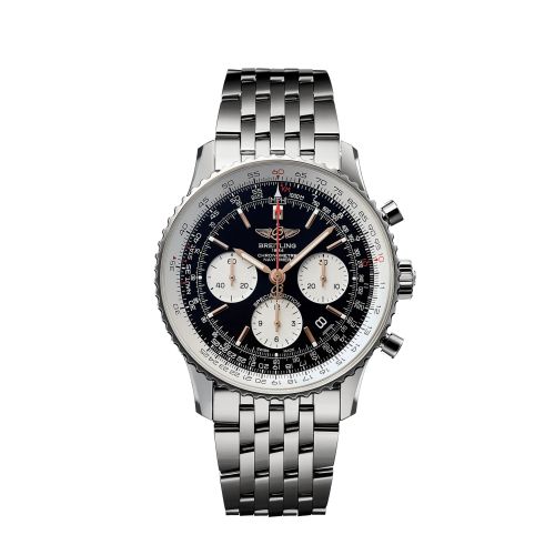 Breitling AB0121A11B1A1 : Navitimer 1 B01 Chronograph 43 Stainless Steel / Black / Japan Special Edition