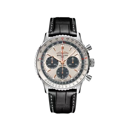 Breitling AB01386C1G1P1 : Navitimer B01 Chronograph 43 Stainless Steel / Starlux Airlines