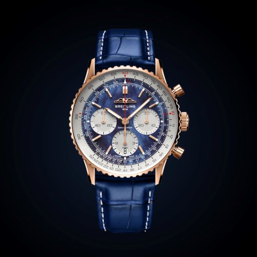Breitling RB01392A1C1P1 : Navitimer B01 Chronograph 41 Red Gold / Blue MOP / S&S Hanoi