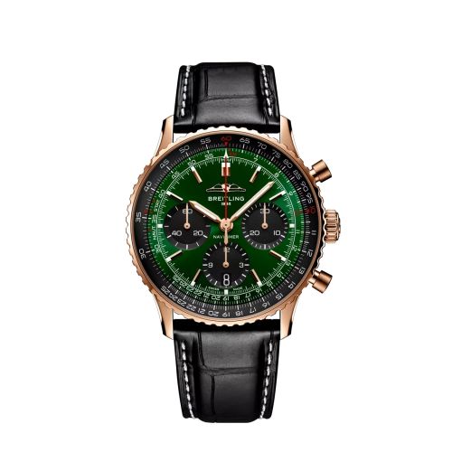 Breitling RB01394A1L1P1 : Navitimer B01 Chronograph 41 Red Gold /  Wing Revolution Kanazawa