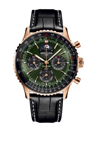 Breitling RB19102A1L1P1 : Navitimer B19 Chronograph 43 Perpetual Calendar Time for Art