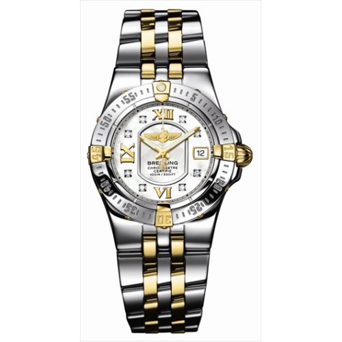 Breitling B7134012.A662 : Starliner 2008 Two Tone / MOP / Diamond