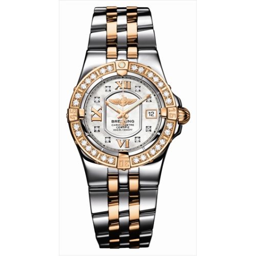 Breitling C7134012.A681 : Starliner 2008 Two Tone Rose / MOP / Diamond