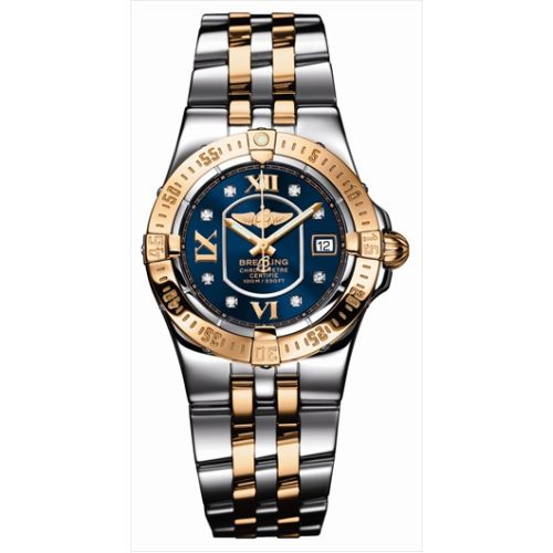 Breitling C7134012.C772 : Starliner 2008 Two Tone Rose / Blue