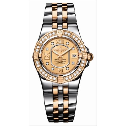 Breitling C7134012.H545 : Starliner 2008 two Tone Rose / Diamond
