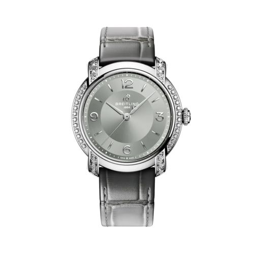 Breitling A10310671M1P1 : Lady Premier 36 Automatic Stainless Steel - Diamond / Dove