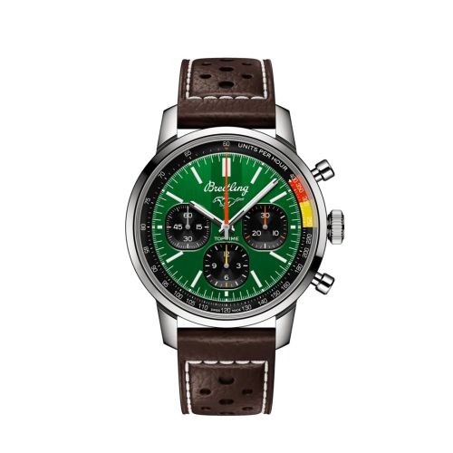 Breitling AB01762A1L1X1 : Top Time B01 Ford Mustang / Calf