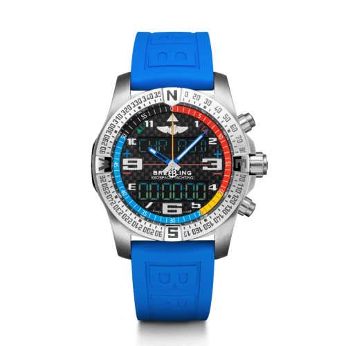 Breitling EB5512221B1S1 : B55 Exospace Yachting  Titanium / Carbon / TwinPro Blue / Folding