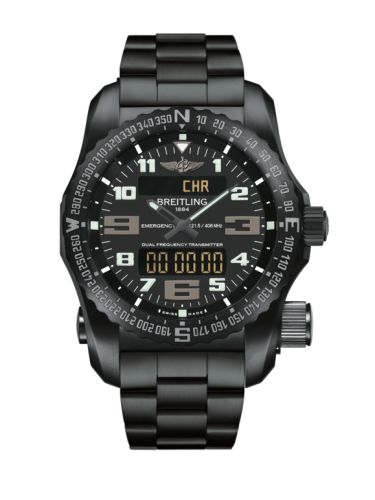 Breitling V7632522/BC46/159V : Emergency II Night Mission / Black / Bracelet