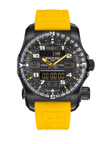 Breitling V763266Z.BE80.246S : Emergency II Night Mission / Carbon Yellow / Rubber / Boutique