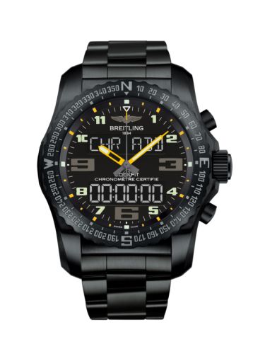 Breitling VB5010A4/BD41/176V : Cockpit B50 Night Mission / Black-Yellow / Bracelet