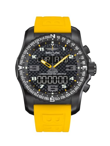 Breitling VB50128Y.BE74.242S : Cockpit B50 Night Mission / Carbon Yellow / Rubber / Boutique Edition