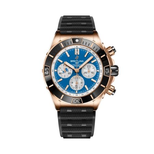 Breitling RB01366A1C2S1 : Super Chronomat B01 Chronograph 44 NFL Detroit Lions Edition