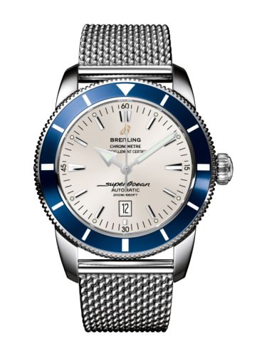 Breitling A1732016.G642.152A : Superocean Heritage 46 Stainless Steel / Blue / Stratus Silver / Milanese