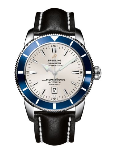 Breitling A1732016.G642.441X : Superocean Heritage 46 Stainless Steel / Blue / Stratus Silver / Calf