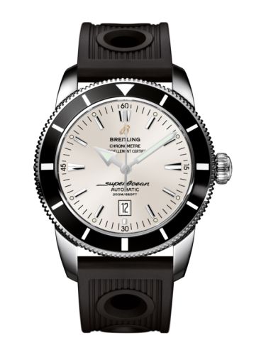 Breitling A1732024.G642.201S : Superocean Heritage 46 Stainless Steel / Black / Stratus Silver / Rubber