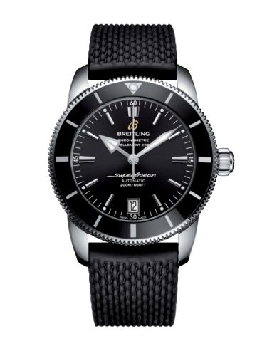 Breitling AB201012/BF73/278S/A20S.1 : Superocean Heritage II 42 Stainless Steel / Black / Black / Rubber / Pin