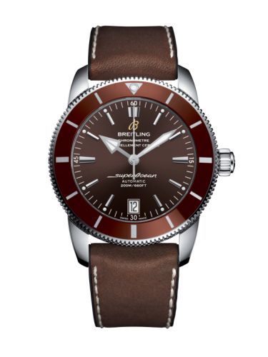 Breitling AB201033.Q617.294S : Superocean Heritage II 42 Stainless Steel / Bronze / Bronze / Rubber Leather