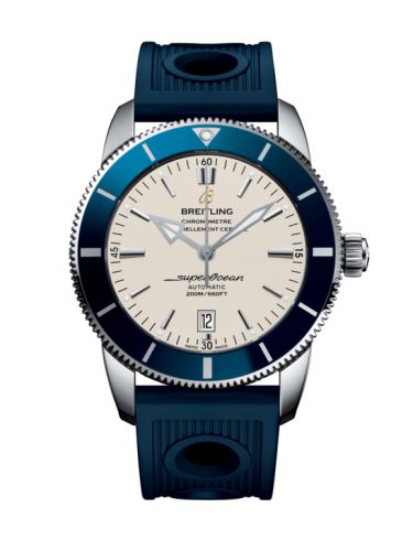 Breitling AB202016/G828/205S/A20D.2 : Superocean Heritage II 46 Stainless Steel / Blue / Silver / Rubber / Folding