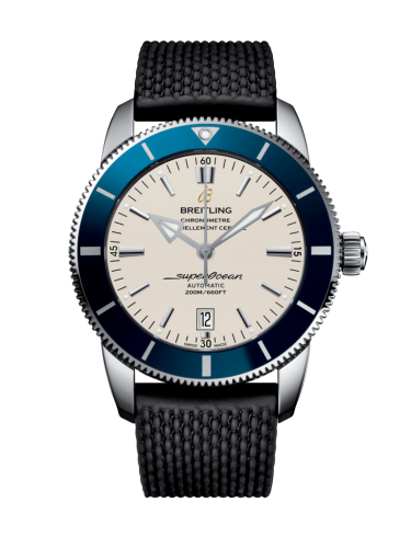 Breitling AB202016/G828/256S/A20D.2 : Superocean Heritage II 46 Stainless Steel / Blue / Silver / Rubber / Folding