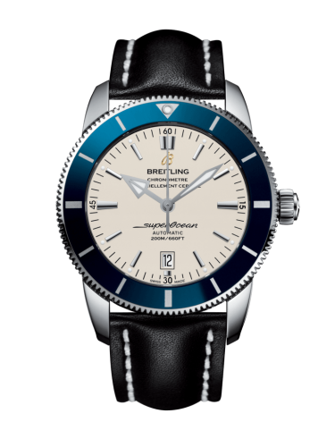 Breitling AB202016/G828/442X/A20D.1 : Superocean Heritage II 46 Stainless Steel / Blue / Silver / Calf / Folding