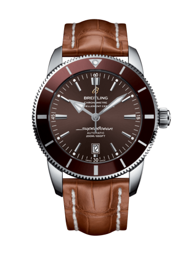 Breitling AB202033/Q618/755P/A20D.1 : Superocean Heritage II 46 Stainless Steel / Bronze / Bronze / Croco / Folding