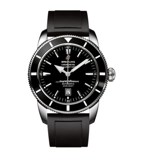 Breitling A1732024.B868.135S : Superocean Heritage 46 Stainless Steel / Black / Black / Rubber