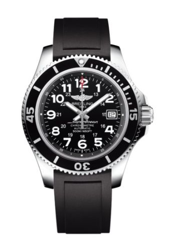 Breitling A17365C9.BD67.132S : Superocean II 42 Stainless Steel / Volcano Black / Rubber