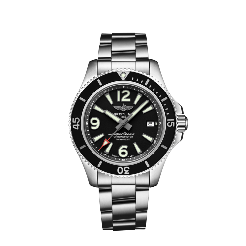 Breitling A17366021B1A1 : Superocean 42 Stainless Steel / Black / Bracelet