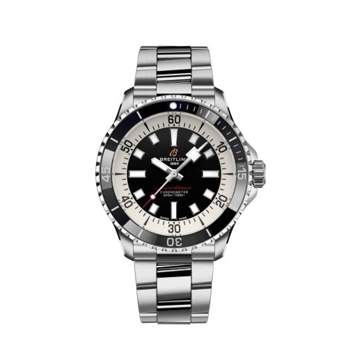 Breitling A17375211B1A1 : SuperOcean Automatic 42 Stainless Steel / Black / Bracelet