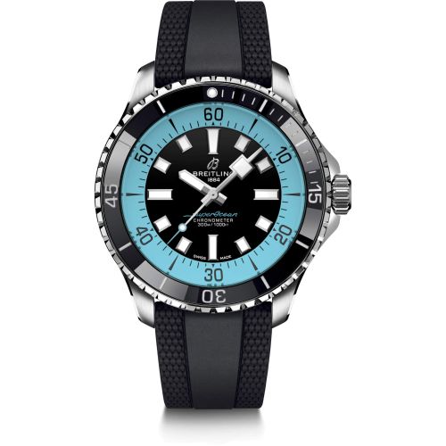Breitling A173761A1B1S1 : SuperOcean Automatic 44 Stainless Steel / Black - Blue / Rüschenbeck Edition
