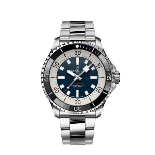 Breitling A17376211C1A1 : SuperOcean Automatic 44 Stainless Steel / Blue / Bracelet