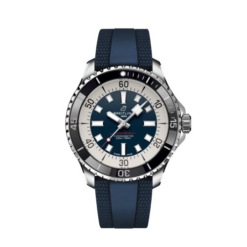 Breitling A17376211C1S1 : SuperOcean Automatic 44 Stainless Steel / Blue / Rubber