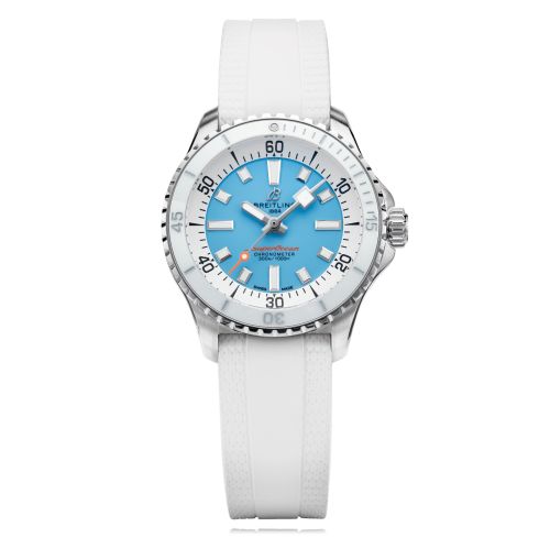 Breitling A173771A1C1S1 : SuperOcean Automatic 36 Stainless Steel / Ice Blue / Bucherer