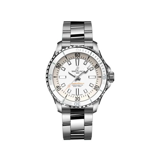 Breitling A17377211A1A1 : SuperOcean Automatic 36 Stainless Steel / White / Bracelet
