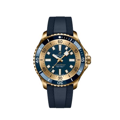Breitling N173761A1C1S1 : SuperOcean Automatic 42 Bronze / Blue / USA