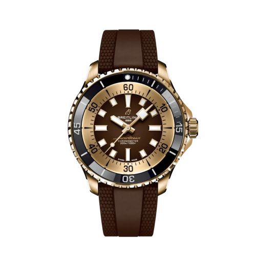 Breitling N17376201Q1S1 : SuperOcean Automatic 44 Bronze / Brown / Rubber