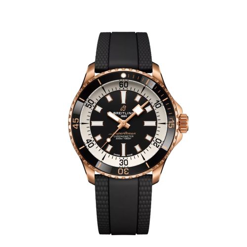 Breitling R17375211B1S1 : SuperOcean Automatic 42 Red Gold / Black / Rubber