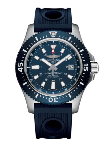 Breitling Y1739316.C959.211 : Superocean 44 Special Stainless Steel / Marine Blue / Rubber