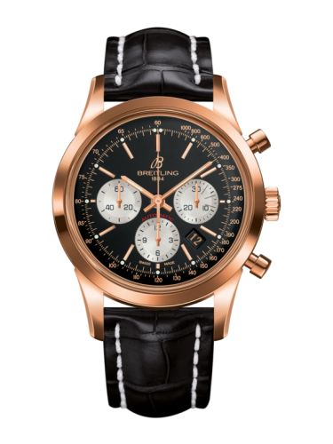 Breitling RB015212.BF15.743P : Transocean Chronograph Red Gold ...