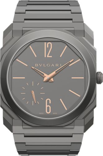 Bulgari 103137 : Octo Finissimo Automatic Titanium / Grey / Bracelet