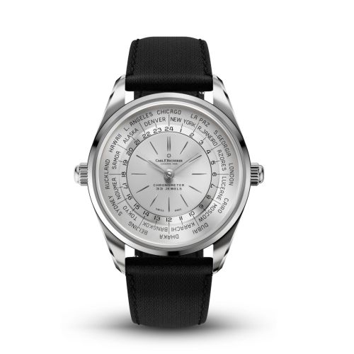 Carl F. Bucherer 00.10805.08.13.01 : Heritage Worldtimer Stainless Steel / Silver