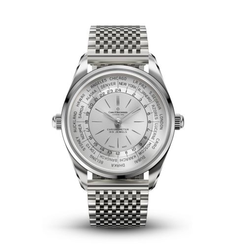 Carl F. Bucherer 00.10805.08.13.21 : Heritage Worldtimer Stainless Steel / Silver / Bracelet