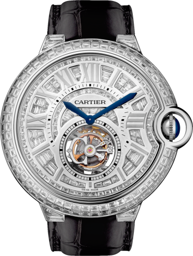 Cartier HPI00586 : Ballon Blue de Cartier 46 Flying Tourbillon White Gold / Diamond