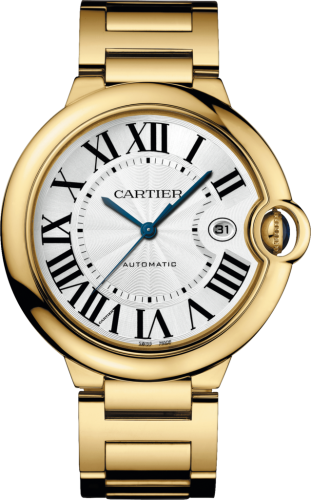 Cartier W69005Z2 : Ballon Blue de Cartier 42 Automatic Yellow Gold / Silver / Bracelet