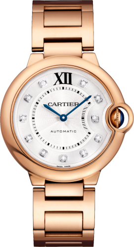 Cartier WE902026 : Ballon Blue de Cartier 36 Automatic Pink Gold / Diamond / Bracelet