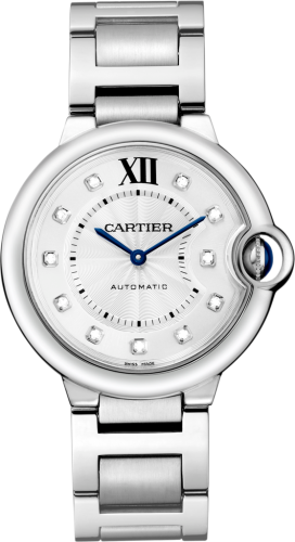 Cartier WE902075 : Ballon Blue de Cartier 36 Automatic Stainless Steel / Diamond / Bracelet