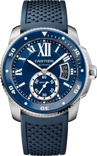 Cartier WSCA0011 : Calibre de Cartier Diver Stainless Steel / Blue / Rubber